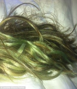 green pool hair